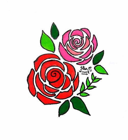 Untitled - 34, painting by Vineet kovuru