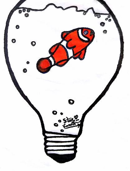 Untitled - 35, painting by Vineet kovuru