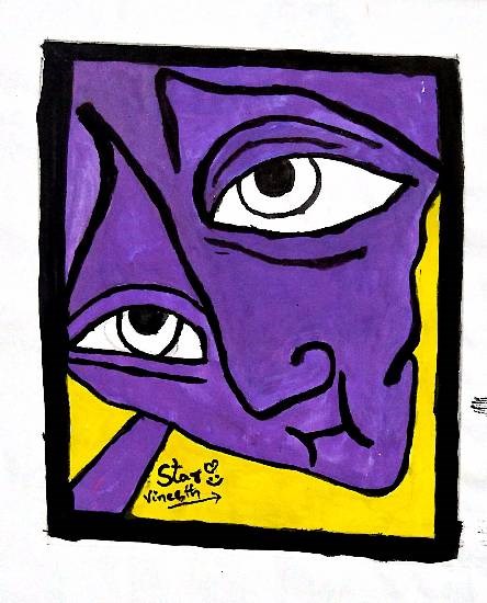 Untitled - 23, painting by Vineet kovuru