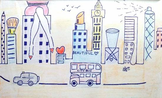 Untitled - 17, painting by Vineet kovuru