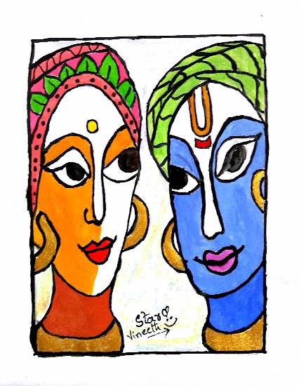 Untitled - 5, painting by Vineet kovuru