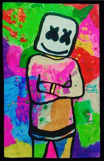 Untitled - 6, painting by Vineet kovuru