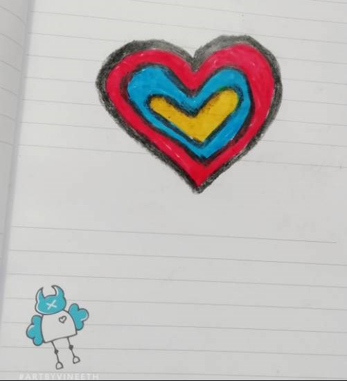 Like Love, painting by Vineet kovuru