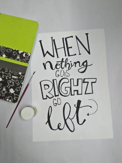 Left || right, painting by Vineet kovuru