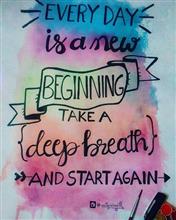 Painting  by Vineet kovuru - Calligraphy Quote