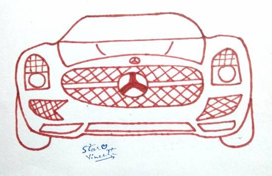 Untitled - 24, painting by Vineet kovuru