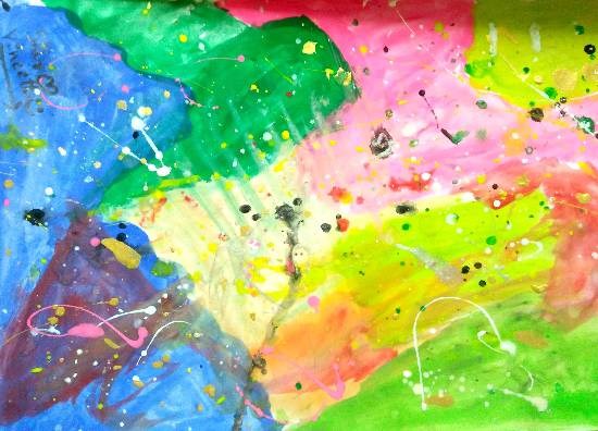 Untitled - 7, painting by Vineet kovuru