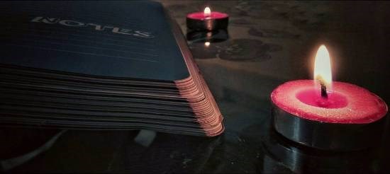 Candle, painting by Vineet kovuru