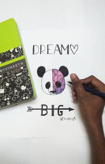 Dream Big, painting by Vineet kovuru