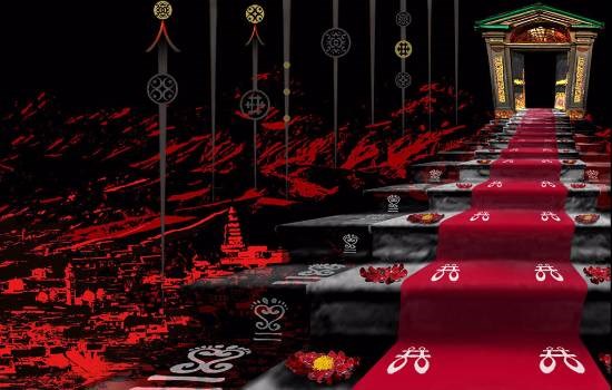 To_From_2, painting by Malavika Mandal Andrew