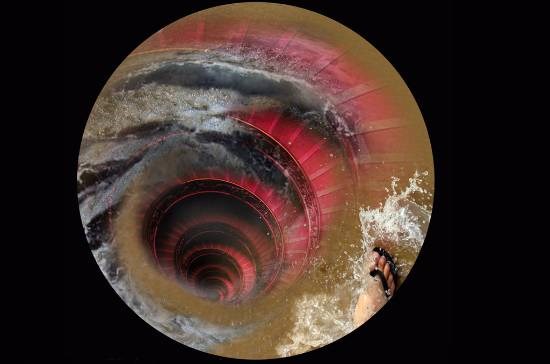 In Transit (DC) - 7, painting by Malavika Mandal Andrew