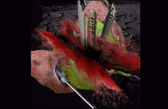 In Transit (DC) - 6, painting by Malavika Mandal Andrew