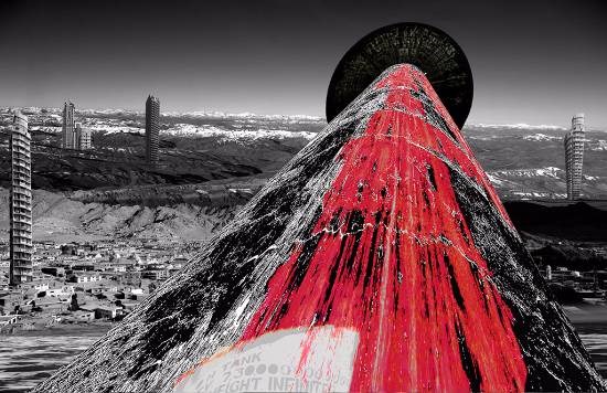 In Transit (DC) - 5, painting by Malavika Mandal Andrew