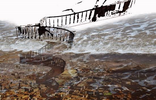 Unlimited Progress - IV, painting by Malavika Mandal Andrew