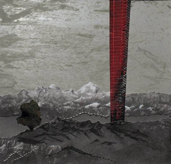 In Transit - 20, painting by Malavika Mandal Andrew