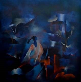 Internal Power, painting by Bhawana Choudhary