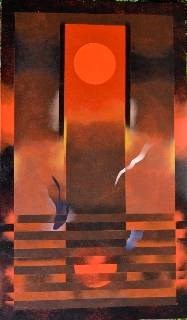 Meditation, painting by Bhawana Choudhary