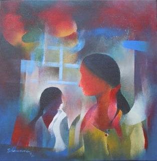 Untitled V, painting by Bhawana Choudhary