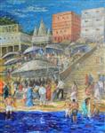 Paintings by Nalini Bhagwat - Banaras - II
