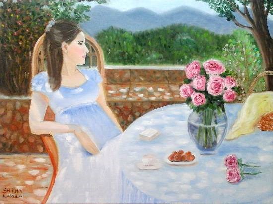 Tranquility, painting by Shikha Narula