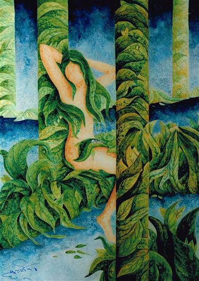 Love with nature - VI, painting by Priyanka Goswami