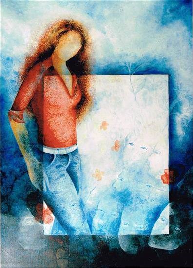Towards the new world - I, painting by Priyanka Goswami