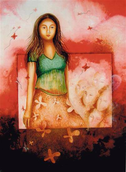 Untitled, Painting by  Artist Priyanka Goswami