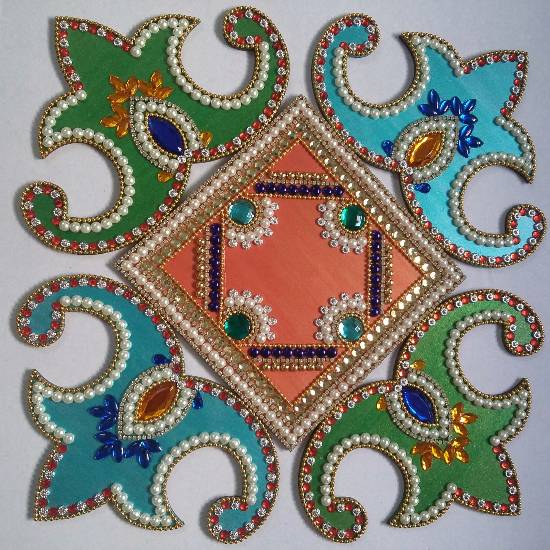 Design  by Dhanashree Puntambekar - Wooden Rangoli - 1