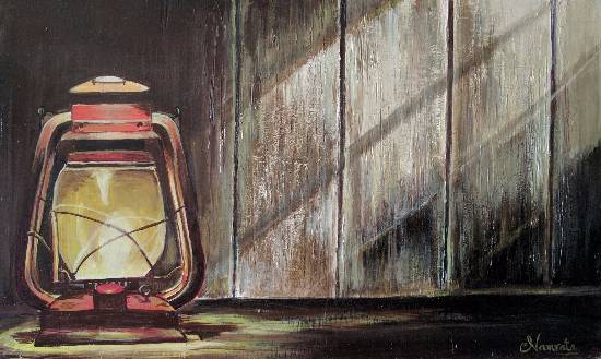 painting by Namrata Bothra - The Lantern