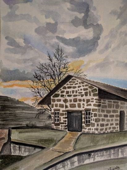 Solitude, painting by Namrata Bothra