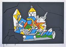 Limited Edition Print by B V Doshi - Encounters