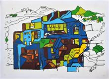 Limited Edition Print by B V Doshi - Encounters