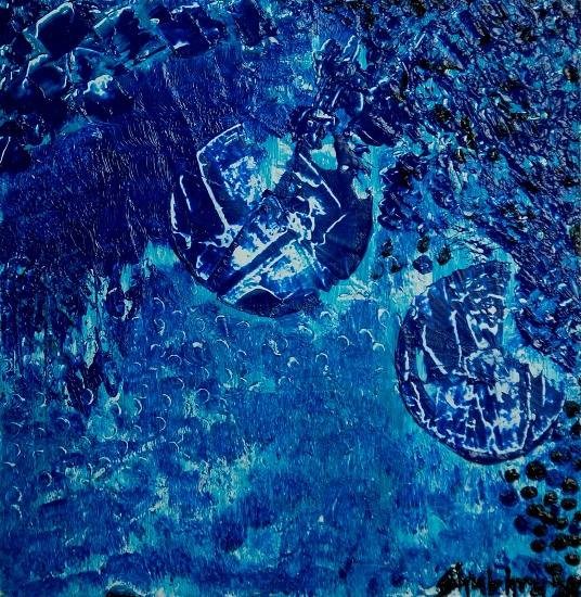 Beyond The Sky - II, painting by Shubhra Chaturvedi