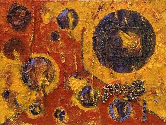 Molten, painting by Shubhra Chaturvedi