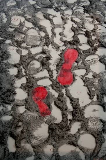 Pravah, Photoart series - 7, painting by Shubhra Chaturvedi