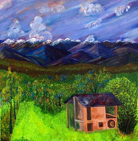 This is not a dream…, painting by Shubhra Chaturvedi