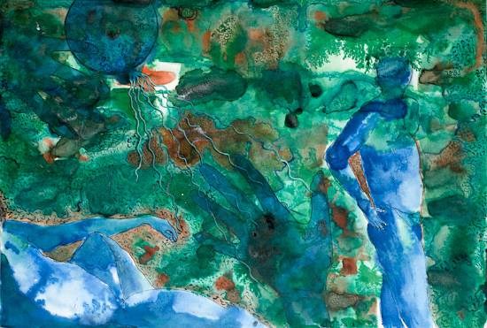 Lust, painting by Shubhra Chaturvedi