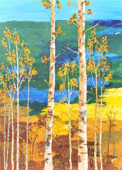 Beauty and The Bliss, painting by Reeta Desai