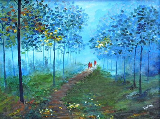 A Journey, painting by Reeta Desai