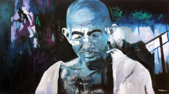 painting by Manhar Kapadia - Intensity