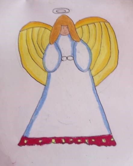 Fairy, painting by Antara Shivram Desai