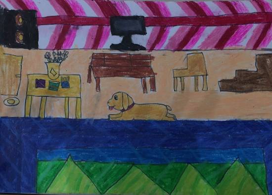 Painting by Anushka Swapnil Parulekar - Living Room