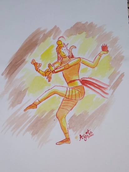 Painting  by Arpita Bhat - Nataraja