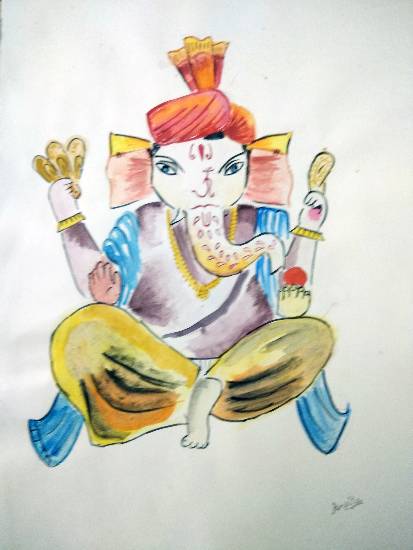 Painting  by Arpita Bhat - Ganesha