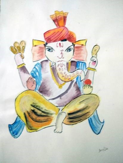 Ganesha, painting by Arpita Bhat