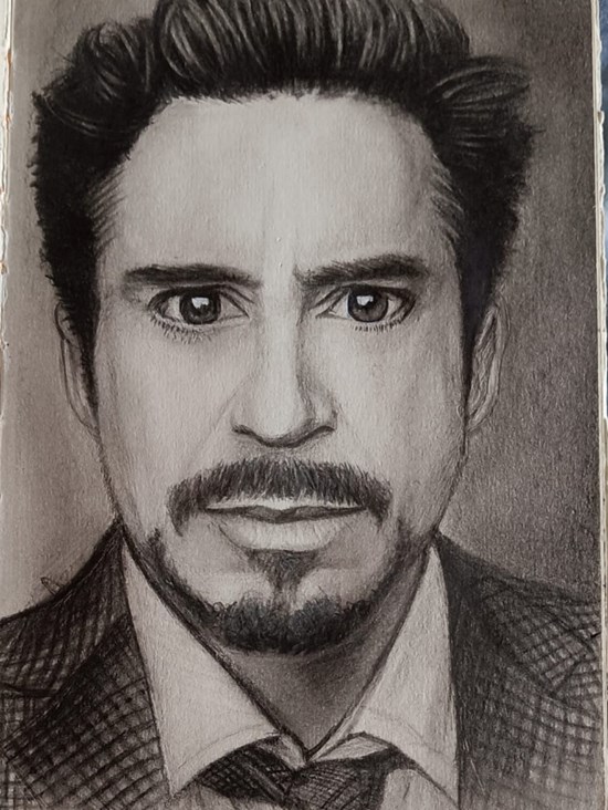 Robert Downey Jr., painting by Arnav Alok