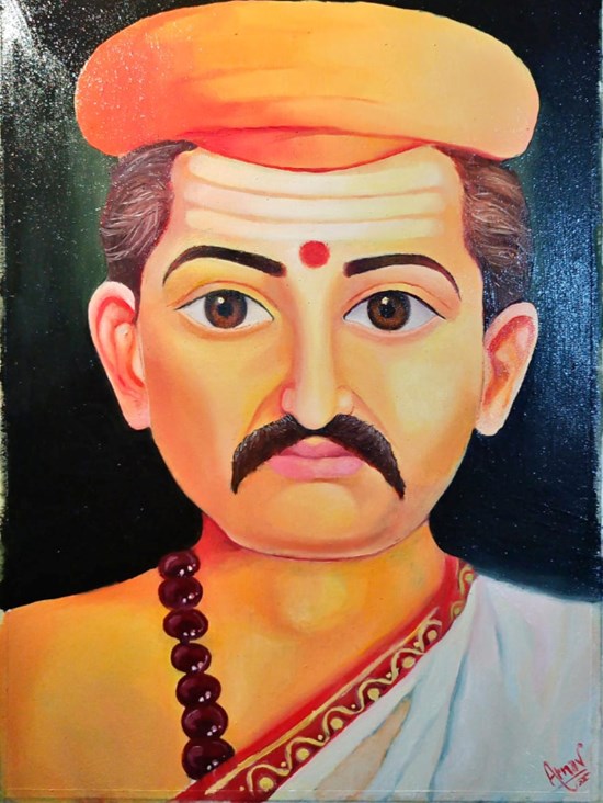Vidyapati, painting by Arnav Alok