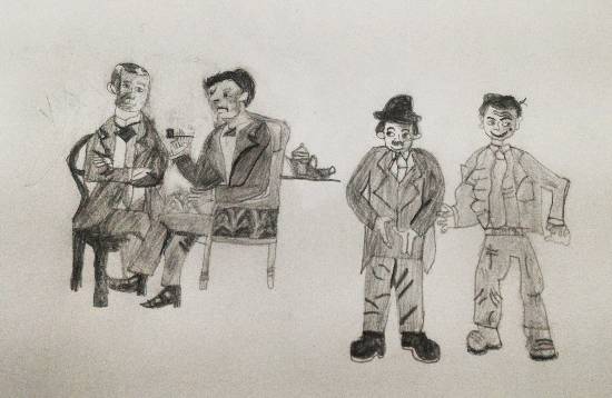 Painting  by Indraneel Naik - Favorite cartoon characters