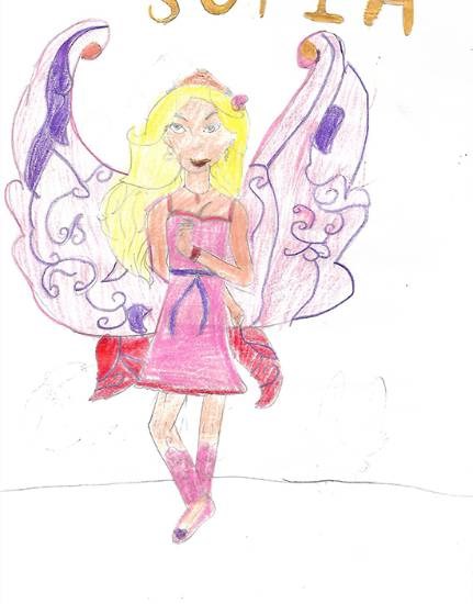 Sofia, painting by Isha Bhattacharjee