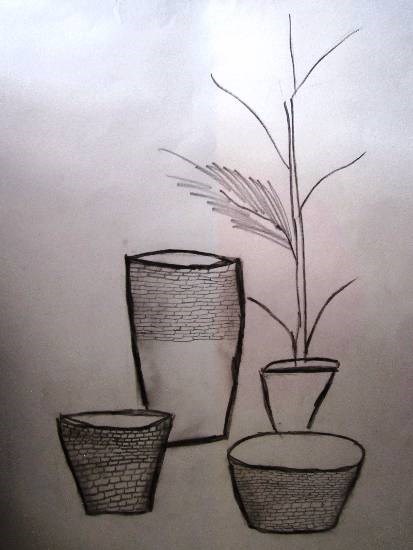 Still life, painting by Parinaz Hoshedar Davar